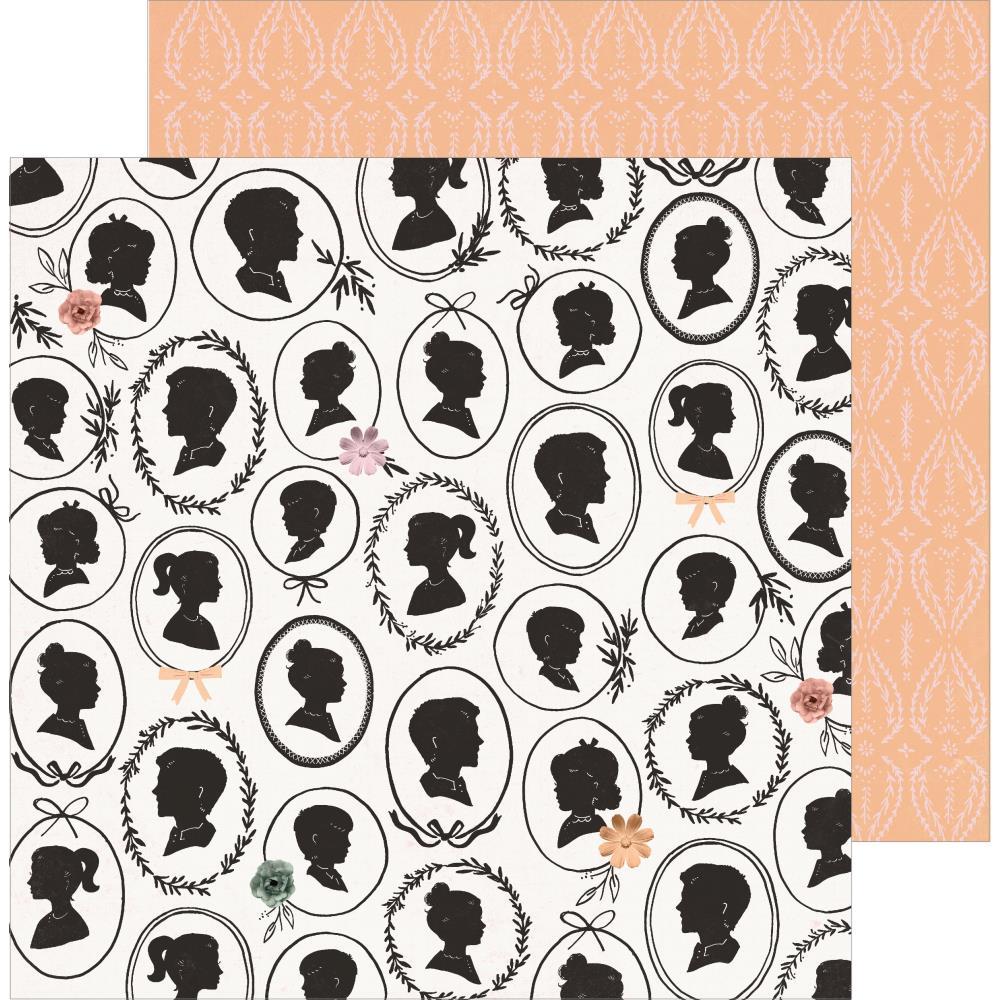 Двусторонняя бумага Maggie Holmes Heritage 12"X12" Crate Paper - Portrait