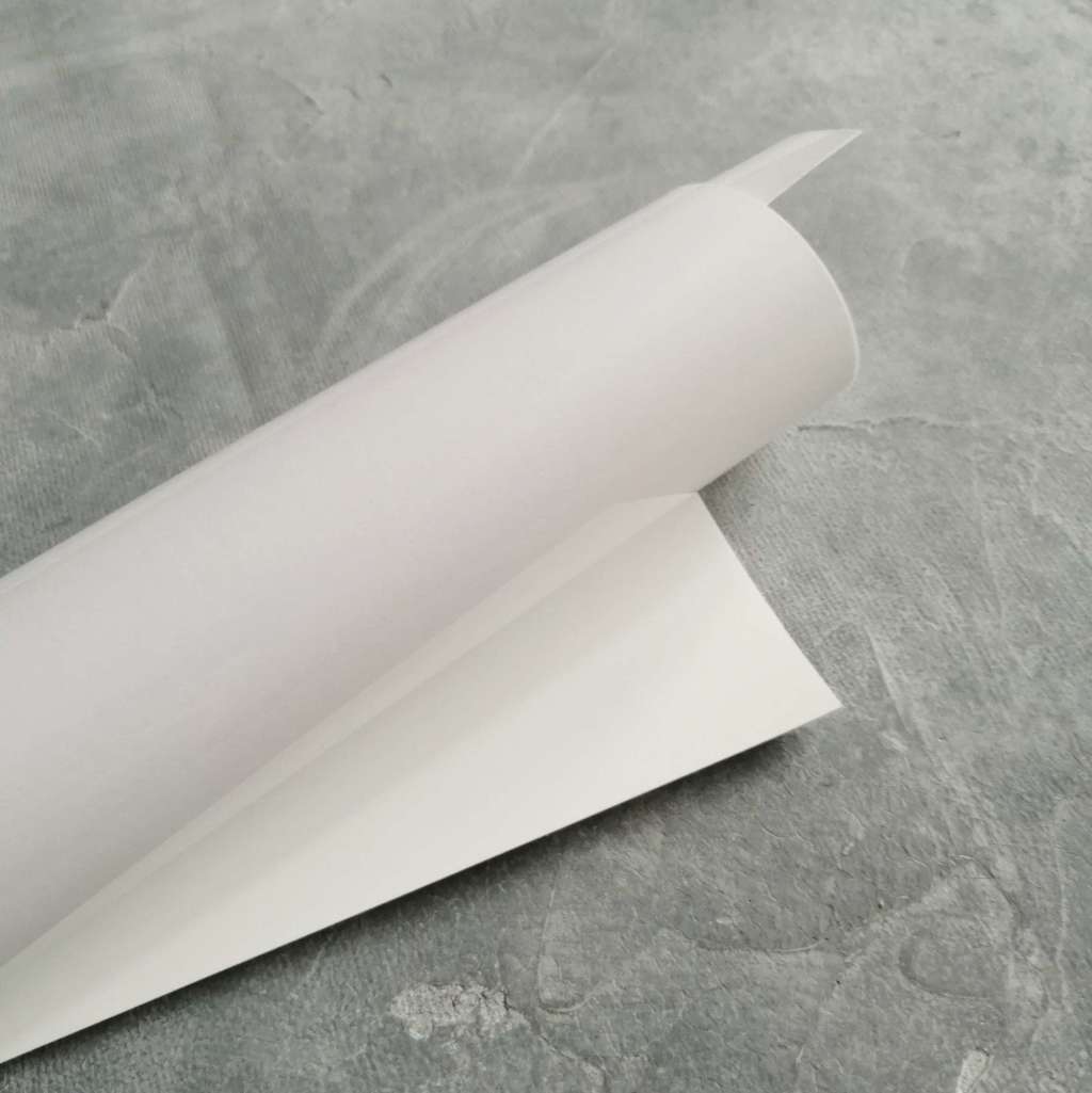 Термотрансферная пленка с покрытием флок - Белая