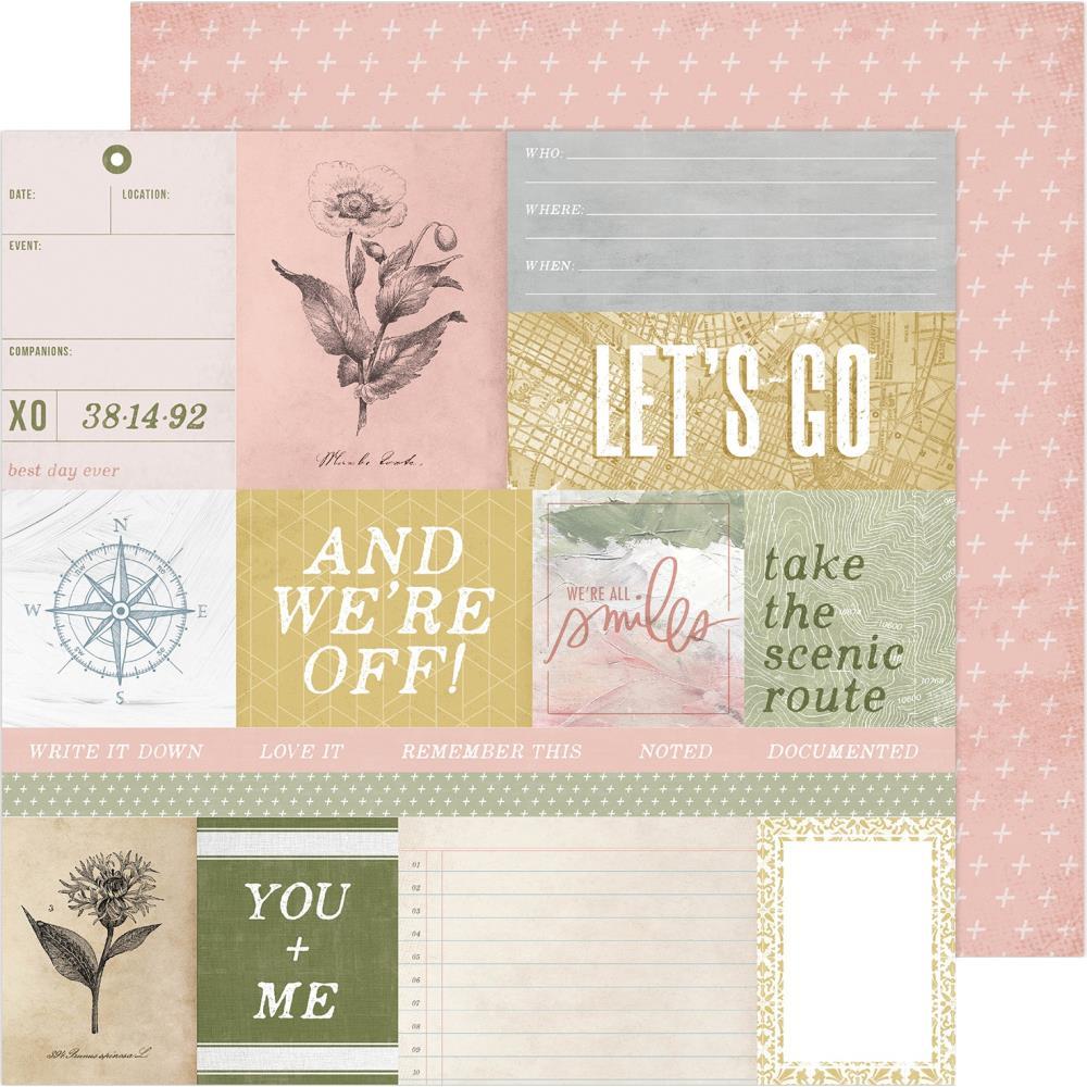 Двусторонняя бумага Heidi Swapp, Storyline Chapters, 12"х12" - Weekender