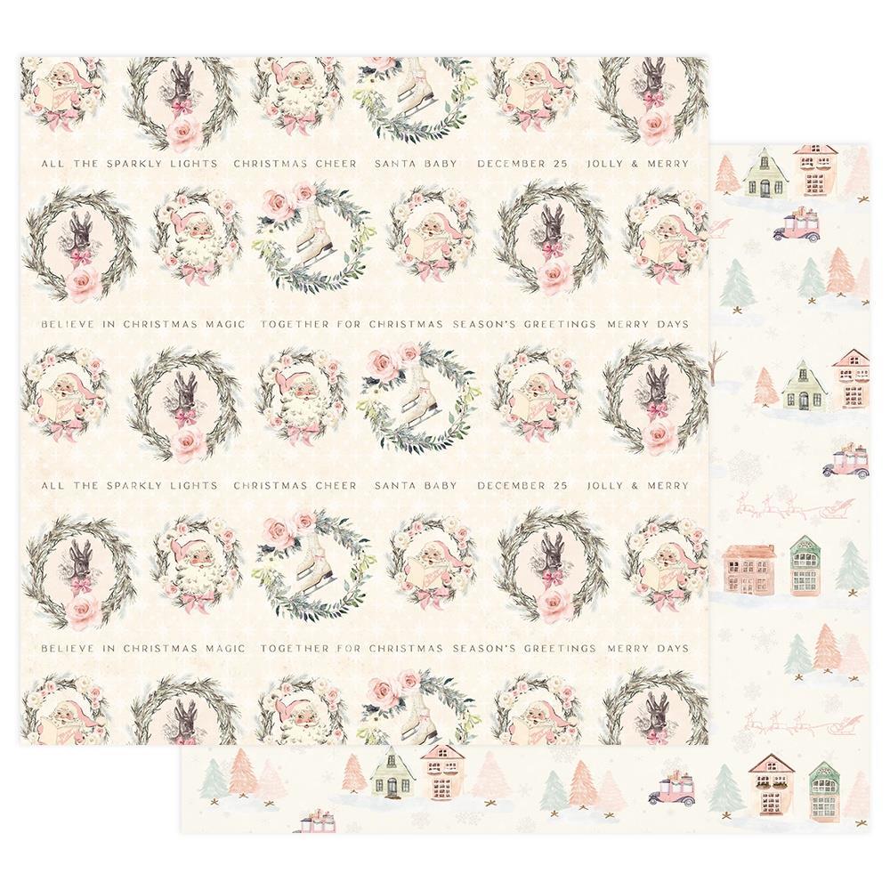 Двусторонняя бумага Prima Marketing Sugar Cookie By Frank Garcia 12"X12" - Together For Christmas