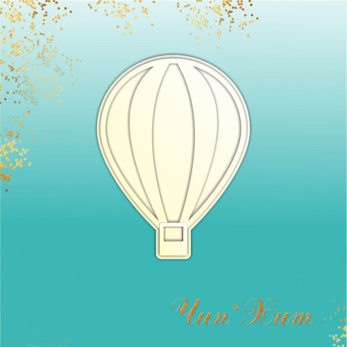 Заготовка для тиснения "Воздушный шар"