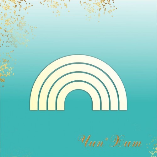 Заготовка для тиснения "Радуга"