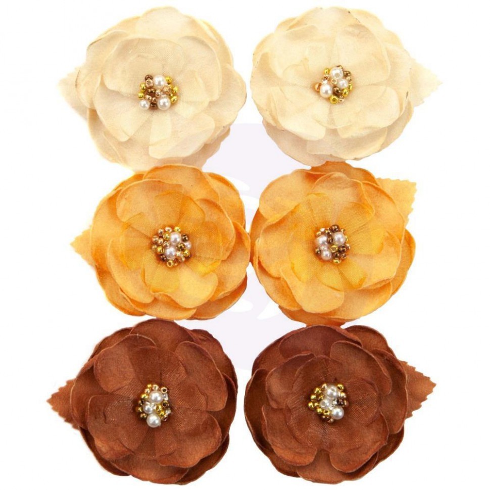 Набор цветов Prima Marketing Autumn Sunset, 6/Pkg