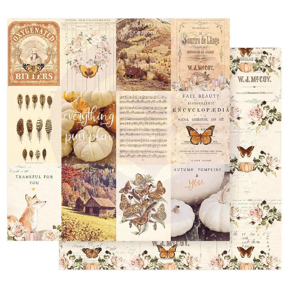 Двусторонняя бумага Prima Marketing Autumn Sunset - 12"X12" - Pumpkins & You