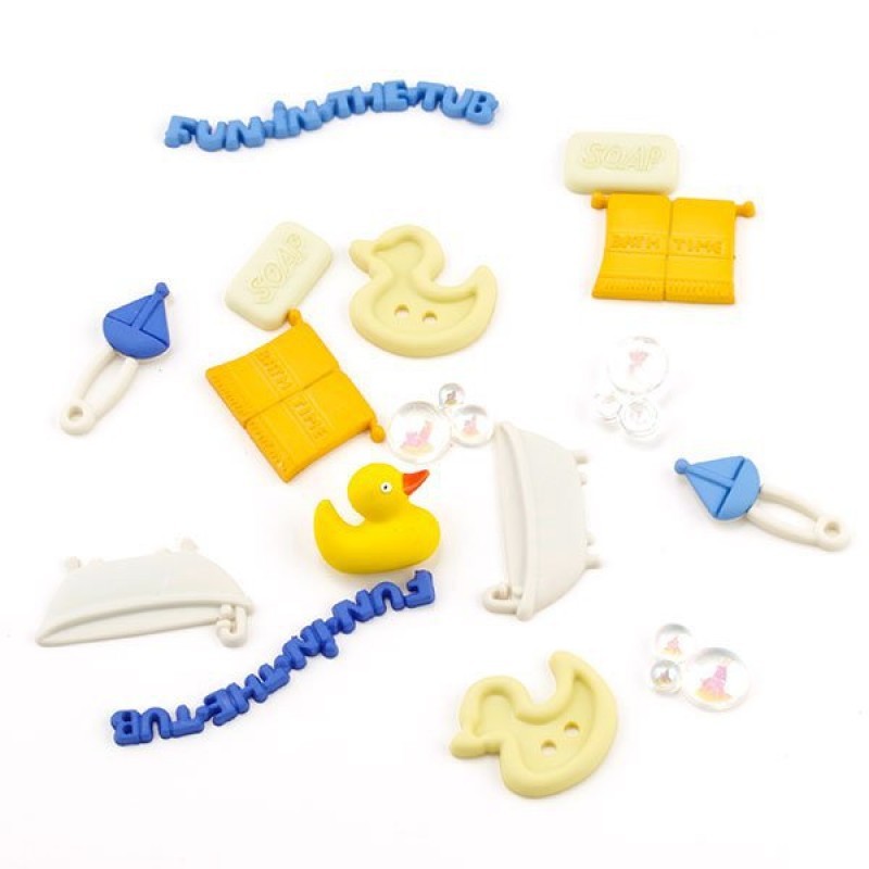 Набор декоративных пуговиц "Dress it up" - Tub Time