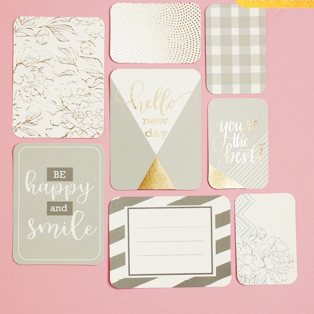 Набор карточек с фольгированием Арт Узор "The best day"