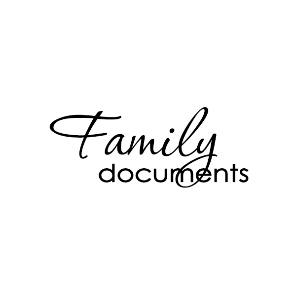 Надпись из термотрансферной пленки - Family documents