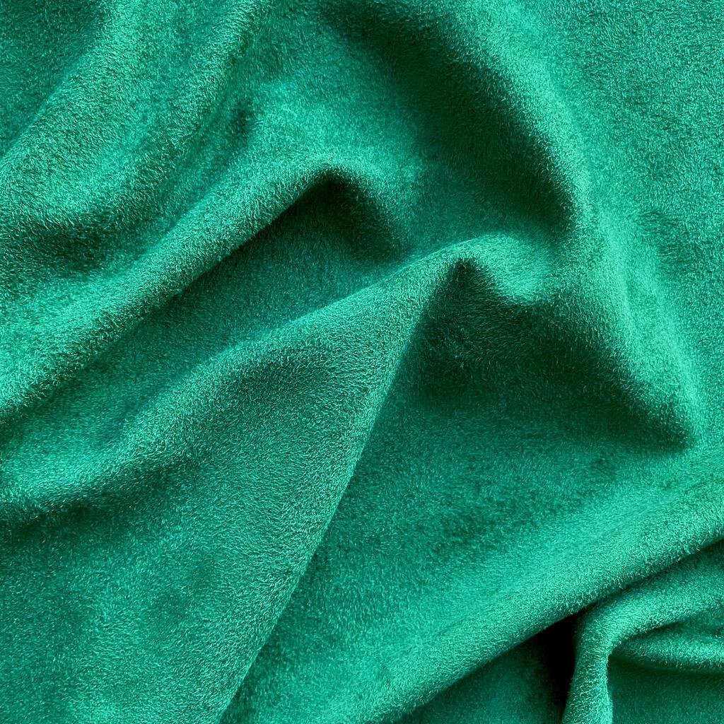 Замша двусторонняя - Насыщенный зеленый