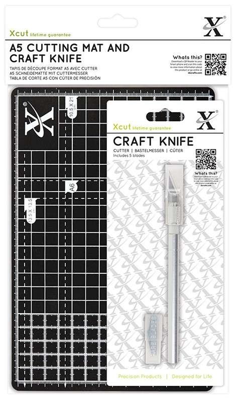 Набор самовосстанавливающийся мат + нож со сменными лезвиями Xcut  от DOCRAFTS