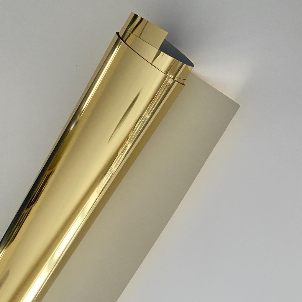 Термотрансферная пленка с эффектом фольги - Золото