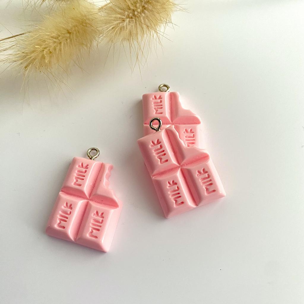 Подвеска "MILK" - розовая