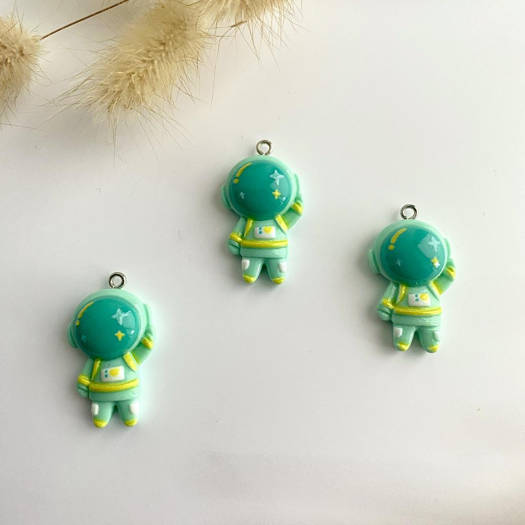 Подвеска "Космонавт" - мятная