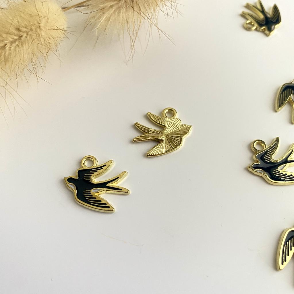 Подвеска "Ласточка" - золото