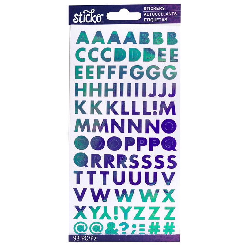 Стикеры фольгированные Sticko от American Craft - Purple