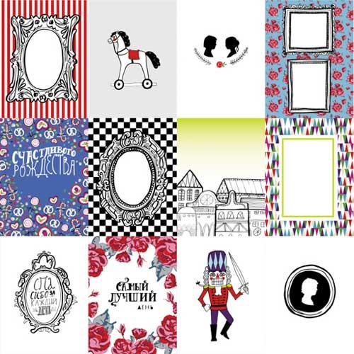 Набор карточек "Щелкунчик" от Polkadot, 12 шт.