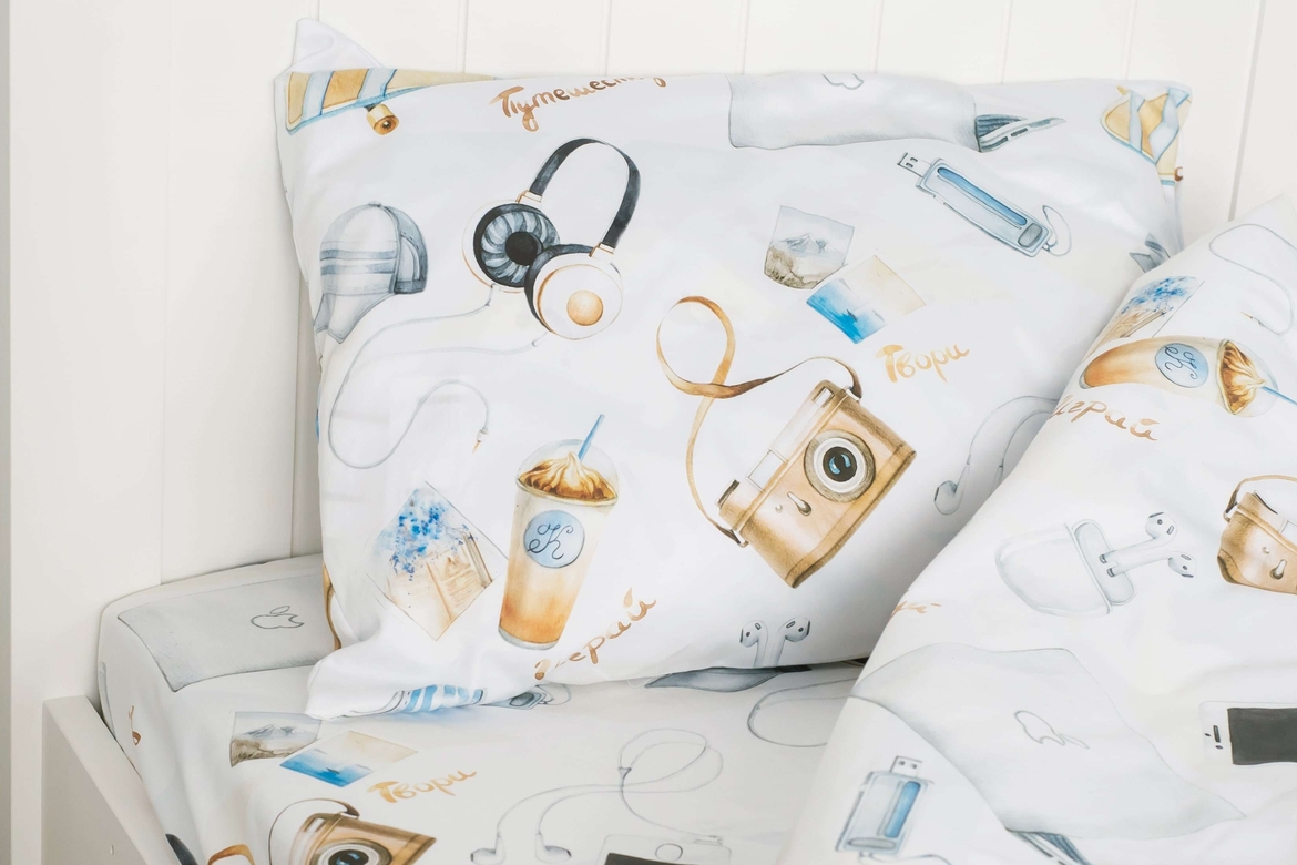 Детское постельное бельё из сатина  "Девайсы"