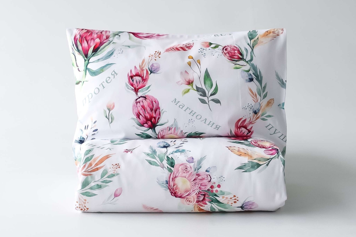 Детское постельное бельё из сатина "Flowers"