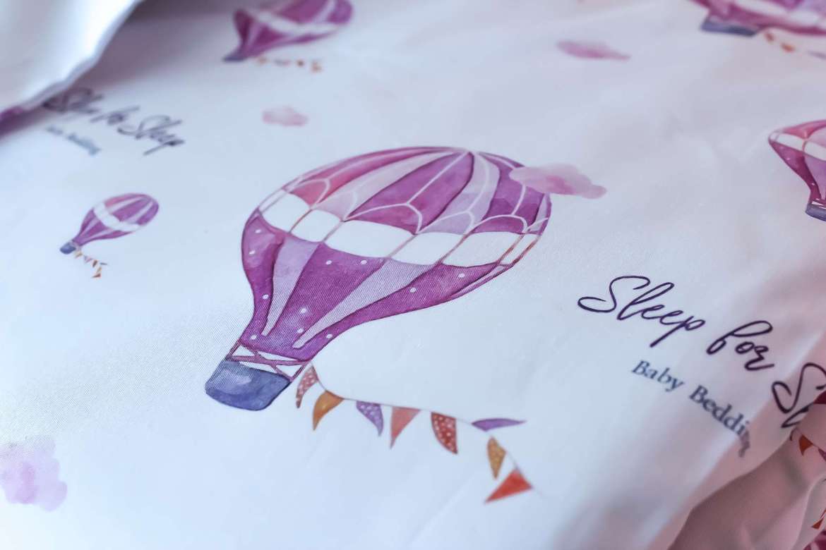 Детское постельное бельё из сатина "SleepforSleep" pink balloon original