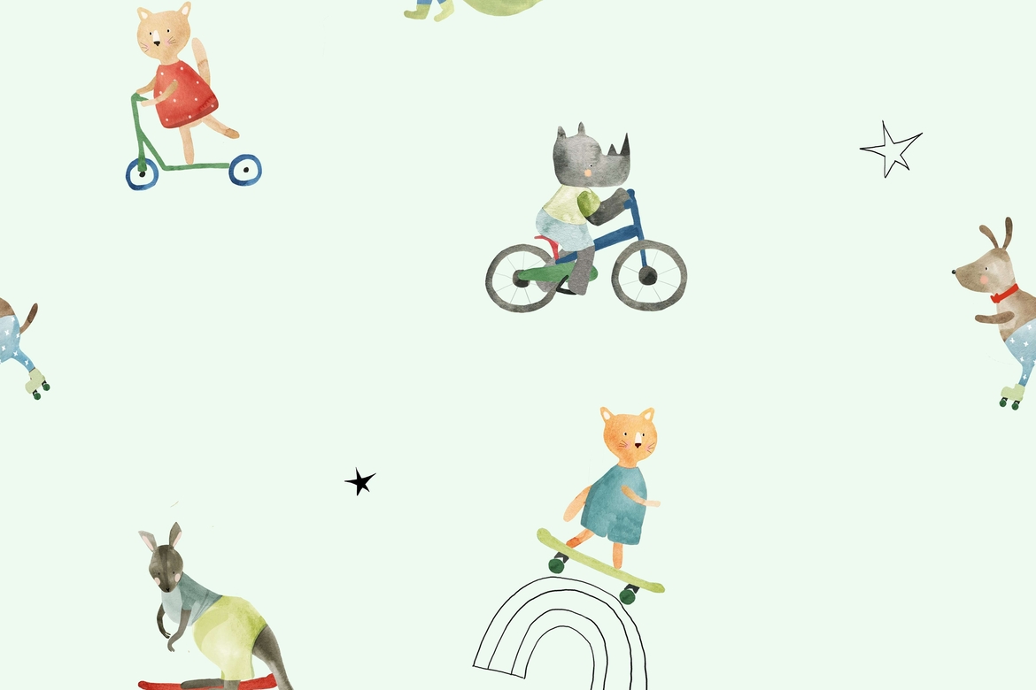 Детское постельное белье из сатина  "Hot Summer"