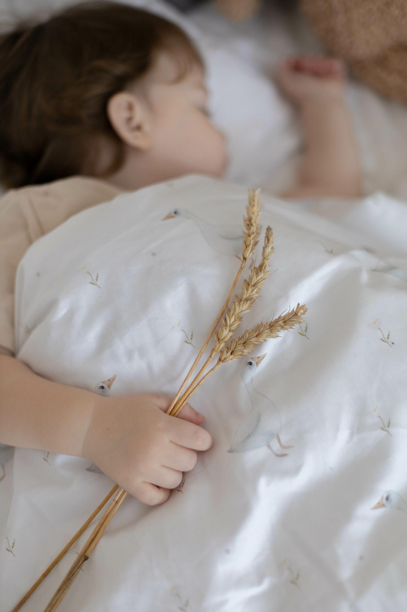 Детское постельное белье из сатина "Ромашки"