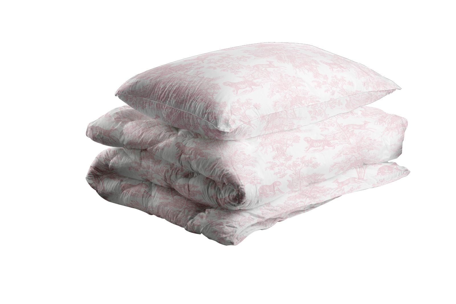 Детское постельное белье из сатина "Саванна" в розовом оттенке