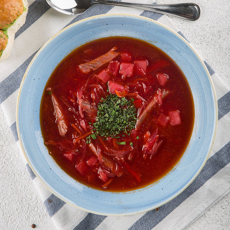 Борщ с говядиной