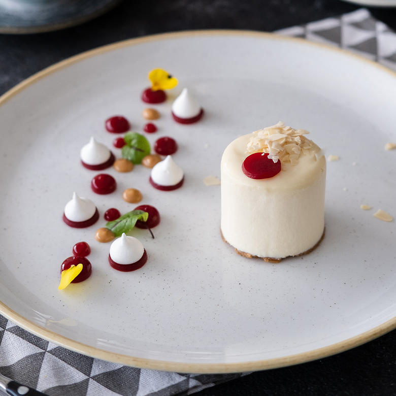 Чизкейк с клубникой