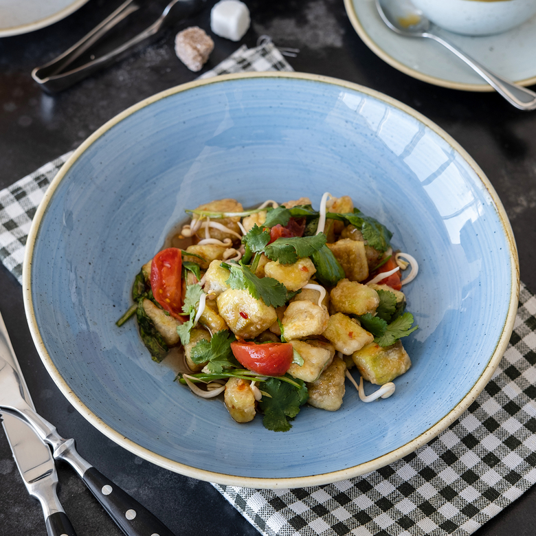 Азиатский салат с баклажанами