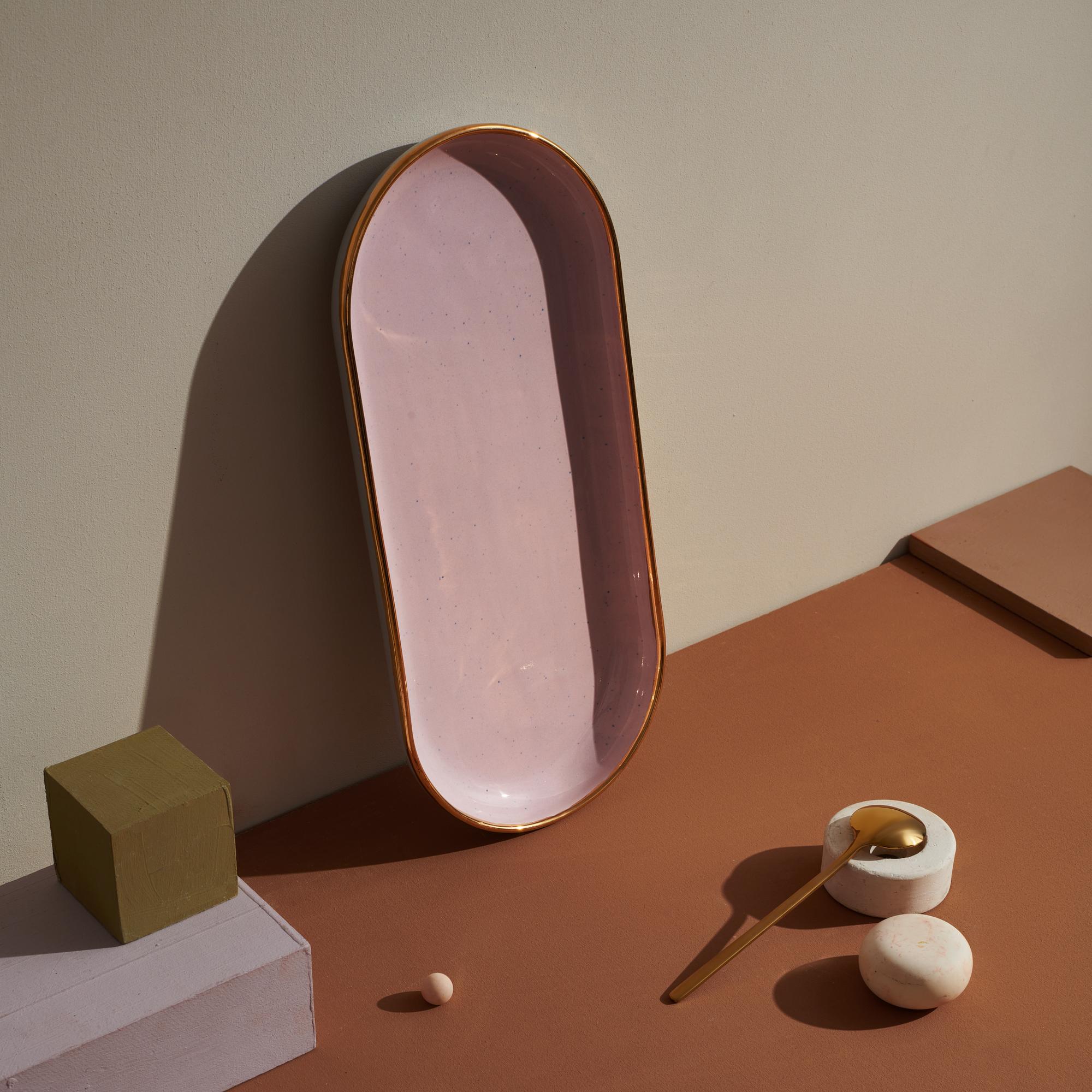 Тарелка длинная