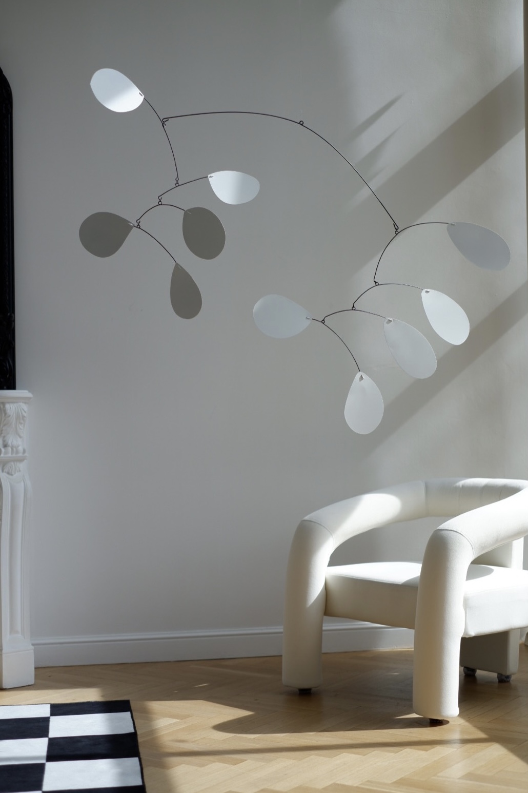 Эффект бабочки интерьерный мобиль