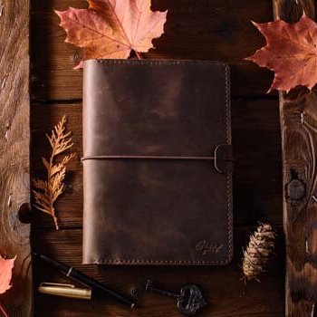 Шоколадный блокнот а5 на кольцах