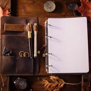 Шоколадный блокнот а5 на кольцах