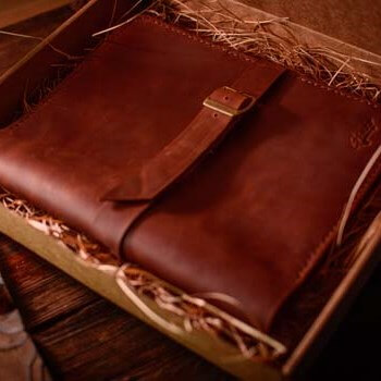 Папка для Ipad Mini коньячного цвета