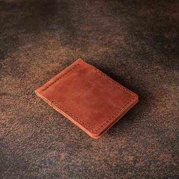 Зажим мужской из кожи