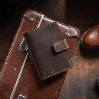 ЧЕЙЗ - обложка для автодокументов и паспорта цвет Шоколад