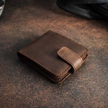 Кожаный кошелек мужчине кожаный