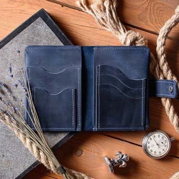 Обложка для автодокументов из натуральной кожи