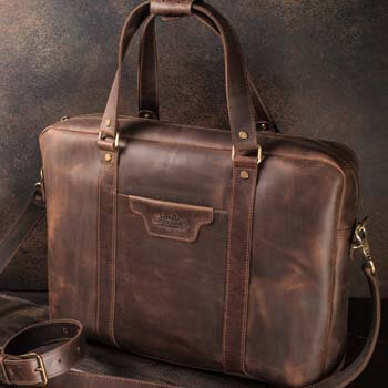 Кожаная сумка ручной работы