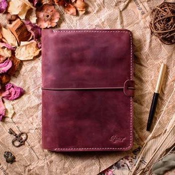 Блокнот ручной работы на кольцах А5