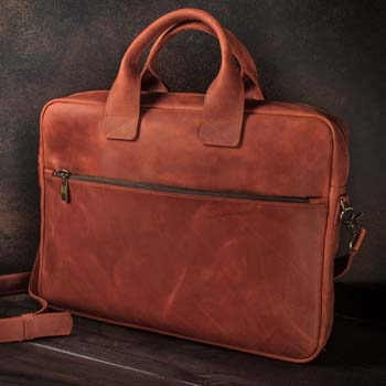 Кожаная мужская сумка для мужчины