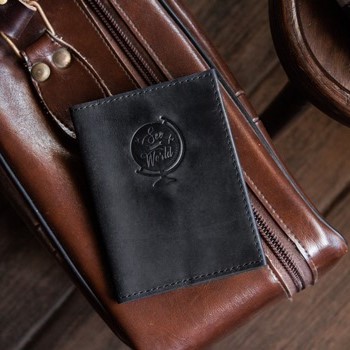 Обложка на паспорт из натуральной кожи