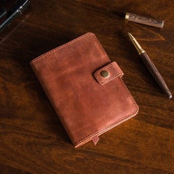 Кожаный блокнот для записей А6