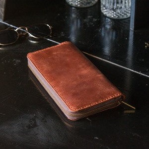 Кожаное портмоне из натуральной кожи ручной работы