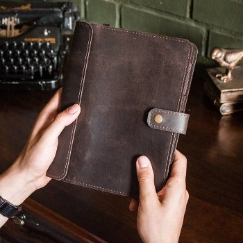 Бизнес блокнот органайзер а5 из кожи