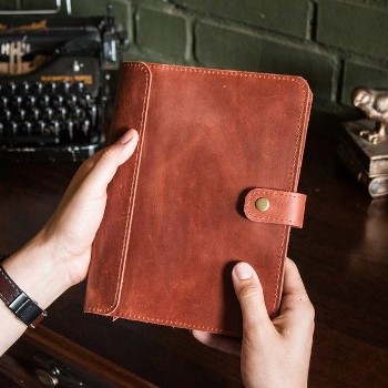 Бизнес блокнот органайзер из кожи