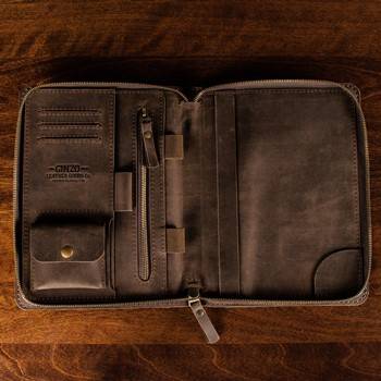 Блокнот А5 кожанный ручной работы