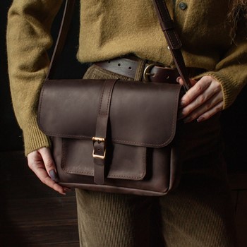 BLOOM  - сумка женская из натуральной кожи цвет Шоколад