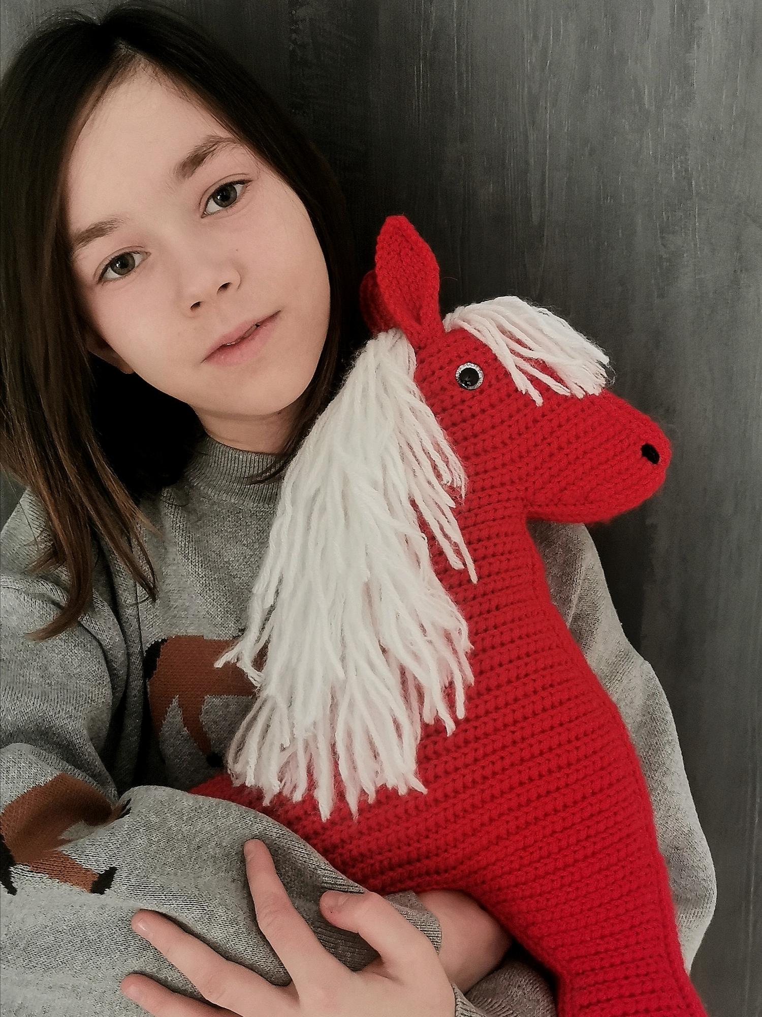 СОВМЕСТНОЕ ВЯЗАНИЕ ИГРУШКА ЛОШАДКА ЛАЙН