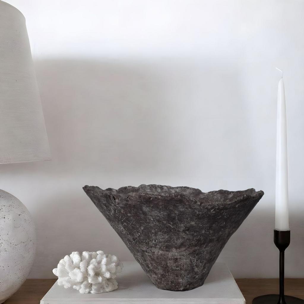 Интерьерная каменная чаша "wabi-sabi"