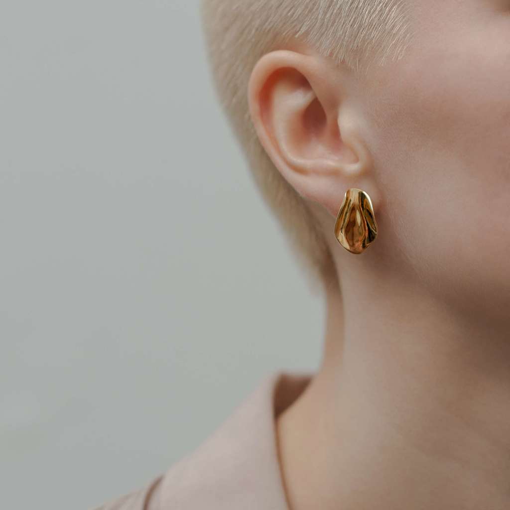 Серьги 'Sexuality' позолота